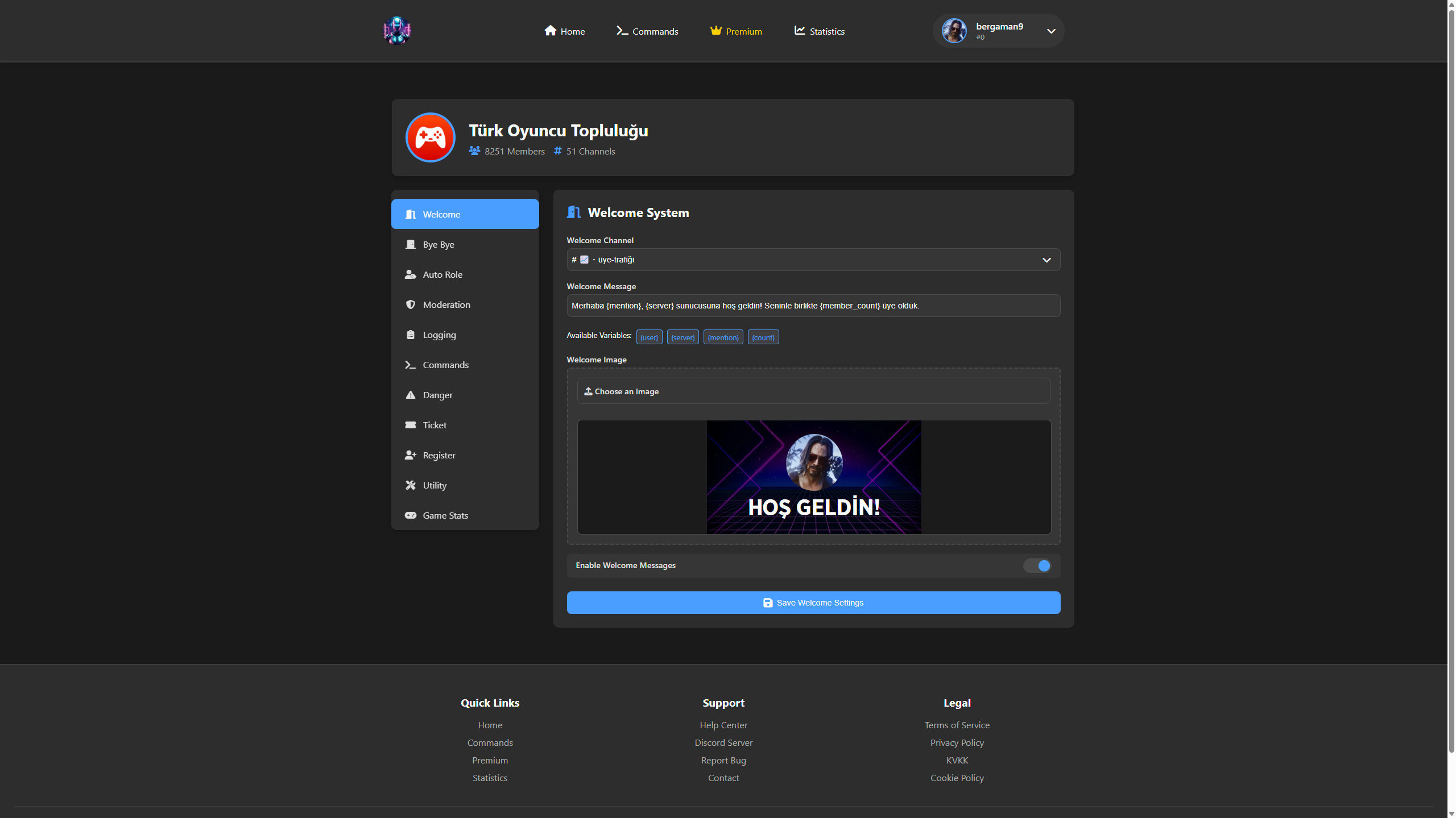 Contro Dashboard